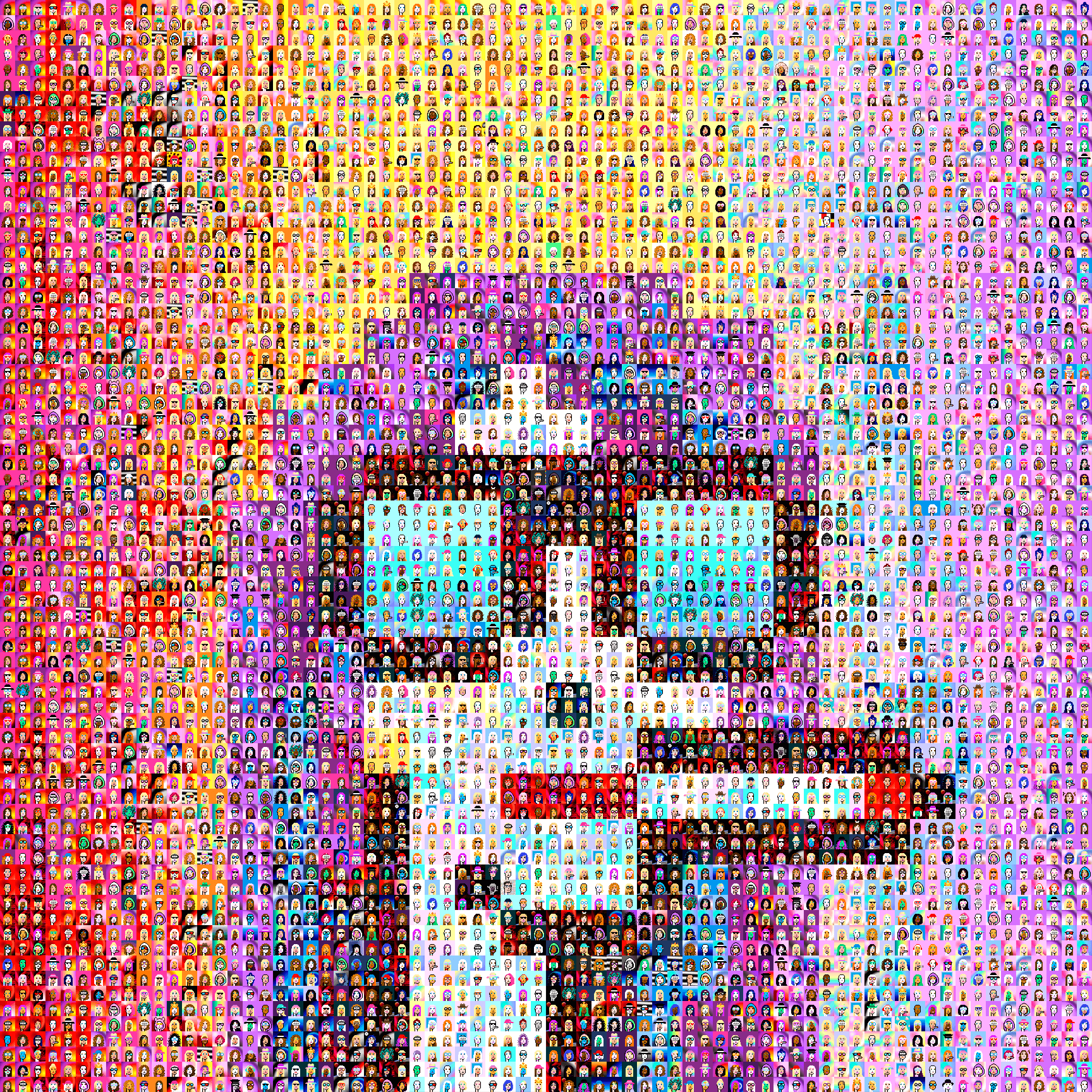 Paladin Punks moon mosaic